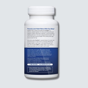 Instaflex PM Nighttime Joint Support with Levagen, Tamaflex, GABA, Ashwagandha, Passionflower Extract - 60 Capules