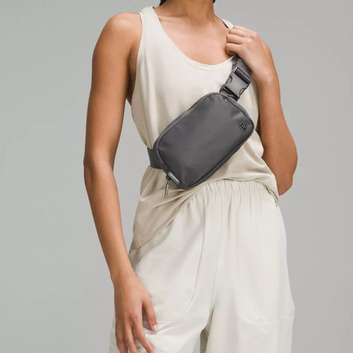 Lululemon Athletica Everywhere Belt Bag 1L – Asphalt Grey Water-Resistant Waist & Crossbody Bag for Phone, Wallet & Keys