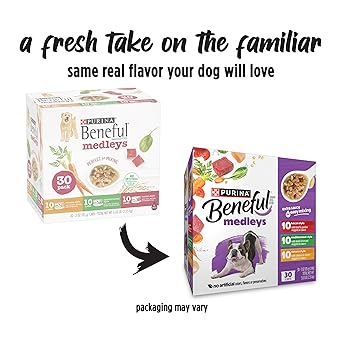 Purina Beneful Medleys Variety Pack with Tuscan, Romana, and Mediterranean Style Dog Food in Gravy - (Pack of 30) 3 oz. Cans
