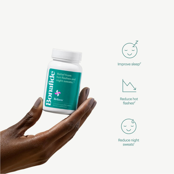 Relizen by Bonafide – Hormone-Free Menopause Support for Hot Flashes, Night Sweats & Better Sleep (Daily Tablets) 180 Tablets