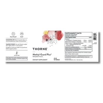 Thorne Research Methyl-Guard Plus – Advanced Methylation Support B-Complex with 5-MTHF & Methyl B12 (90 Vegetarian Capsules)