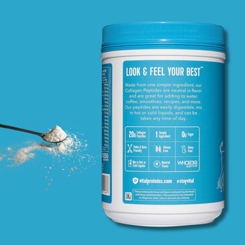 Vital Proteins Grass-Fed Collagen Peptides Powder 24 oz (680g) – Paleo, Gluten-Free, Hair Skin Nails & Joint Support